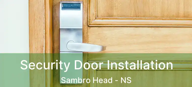  Security Door Installation Sambro Head - NS