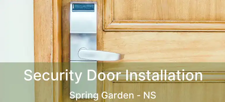  Security Door Installation Spring Garden - NS