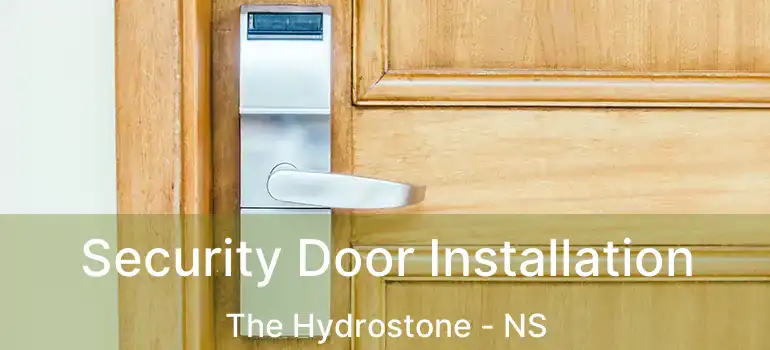  Security Door Installation The Hydrostone - NS