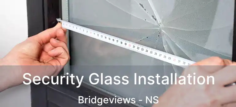  Security Glass Installation Bridgeviews - NS