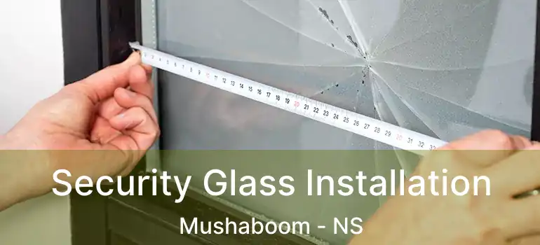  Security Glass Installation Mushaboom - NS