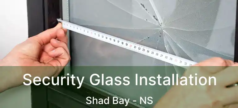  Security Glass Installation Shad Bay - NS