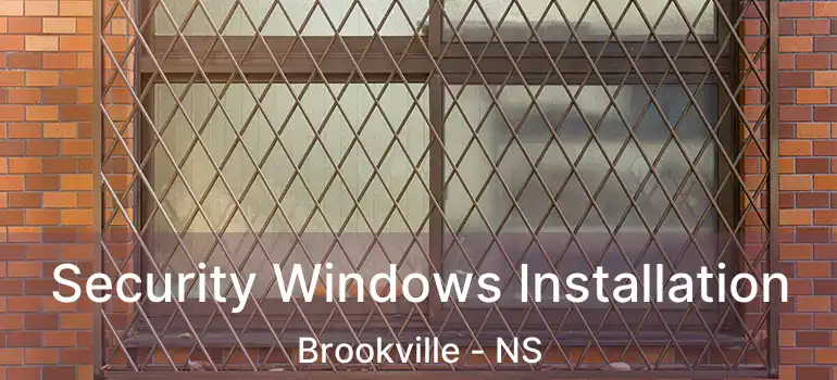  Security Windows Installation Brookville - NS