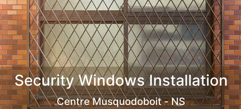  Security Windows Installation Centre Musquodoboit - NS