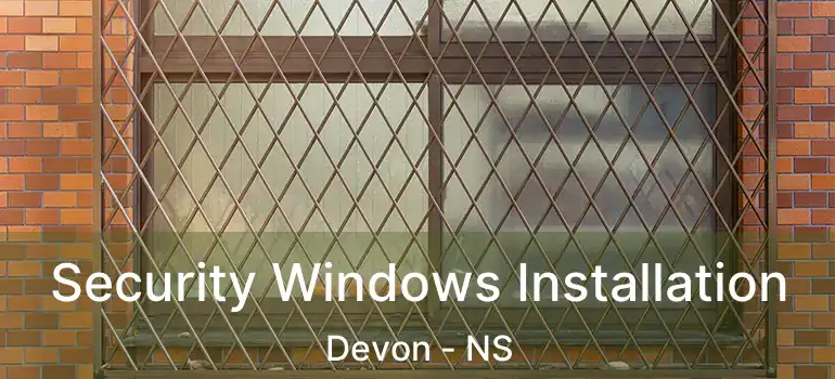  Security Windows Installation Devon - NS