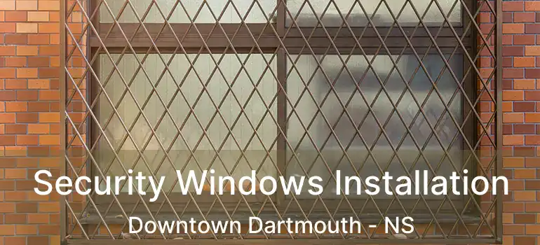  Security Windows Installation Downtown Dartmouth - NS