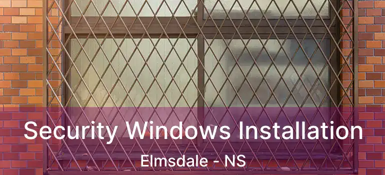  Security Windows Installation Elmsdale - NS