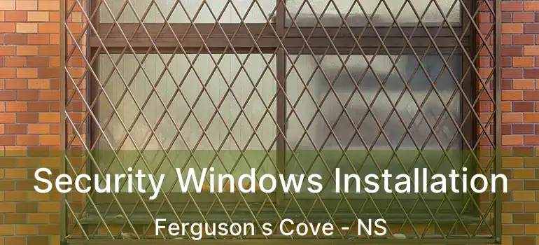  Security Windows Installation Ferguson s Cove - NS