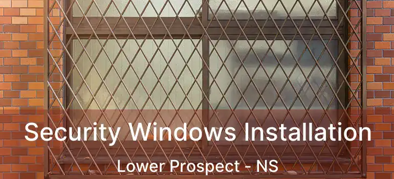  Security Windows Installation Lower Prospect - NS