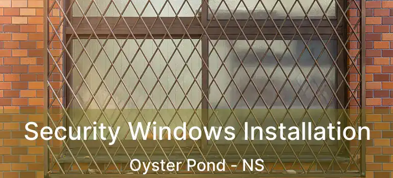  Security Windows Installation Oyster Pond - NS