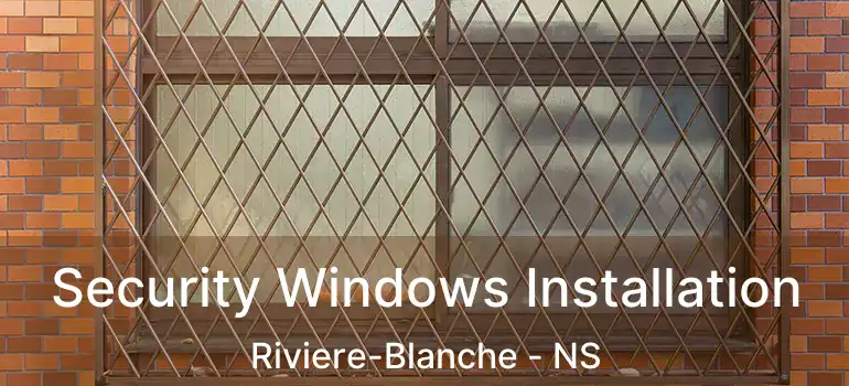  Security Windows Installation Riviere-Blanche - NS