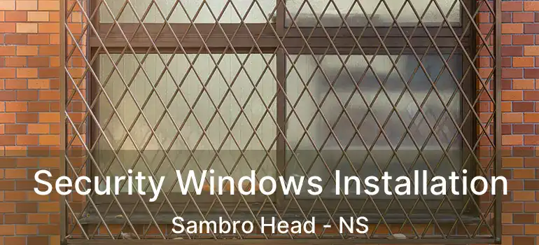  Security Windows Installation Sambro Head - NS