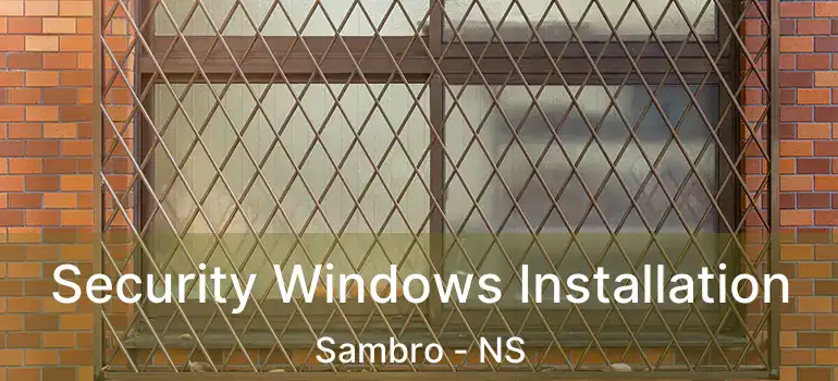  Security Windows Installation Sambro - NS