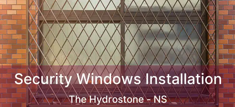  Security Windows Installation The Hydrostone - NS