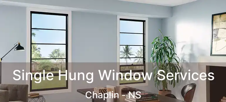  Single Hung Window Services Chaplin - NS