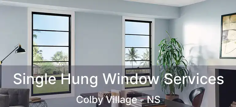  Single Hung Window Services Colby Village - NS