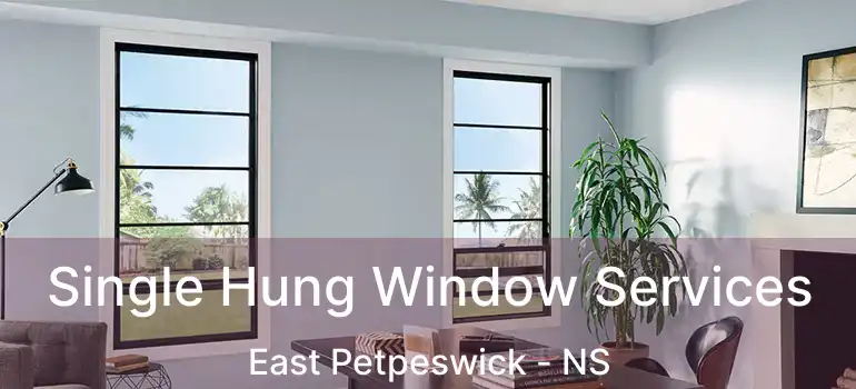  Single Hung Window Services East Petpeswick - NS