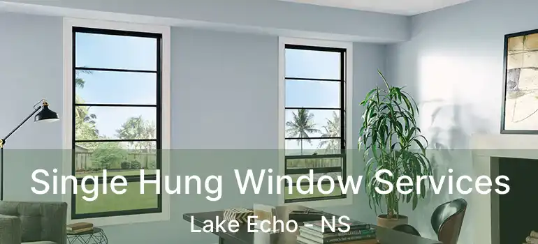  Single Hung Window Services Lake Echo - NS