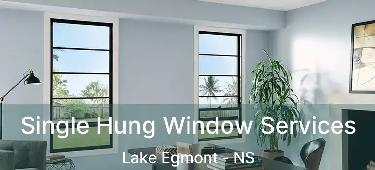  Single Hung Window Services Lake Egmont - NS