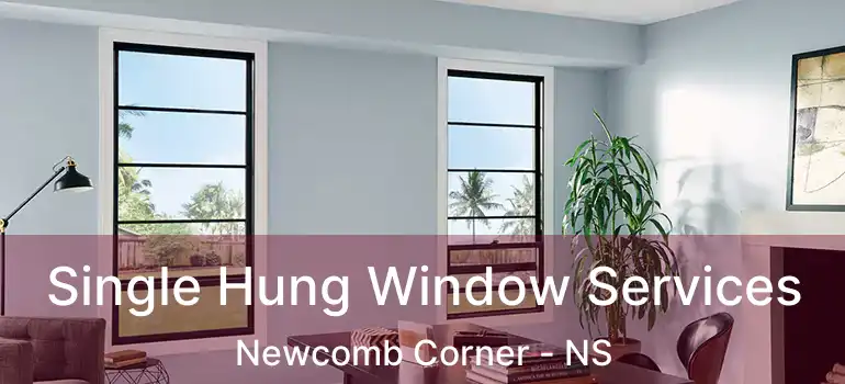  Single Hung Window Services Newcomb Corner - NS