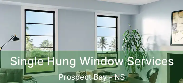  Single Hung Window Services Prospect Bay - NS