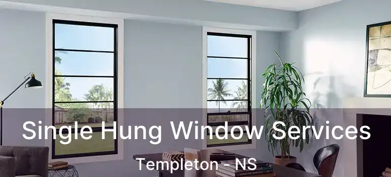  Single Hung Window Services Templeton - NS