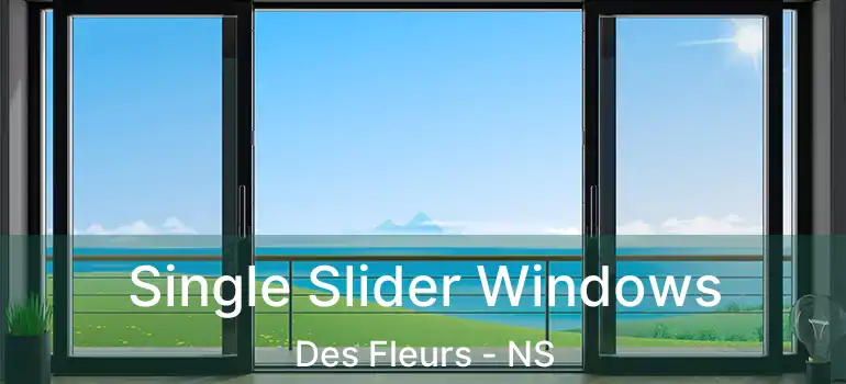  Single Slider Windows Des Fleurs - NS