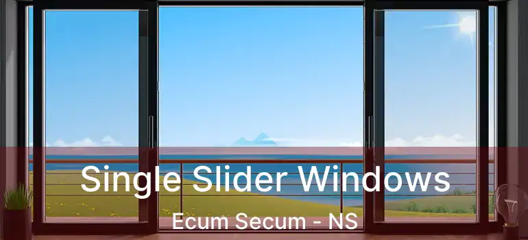  Single Slider Windows Ecum Secum - NS