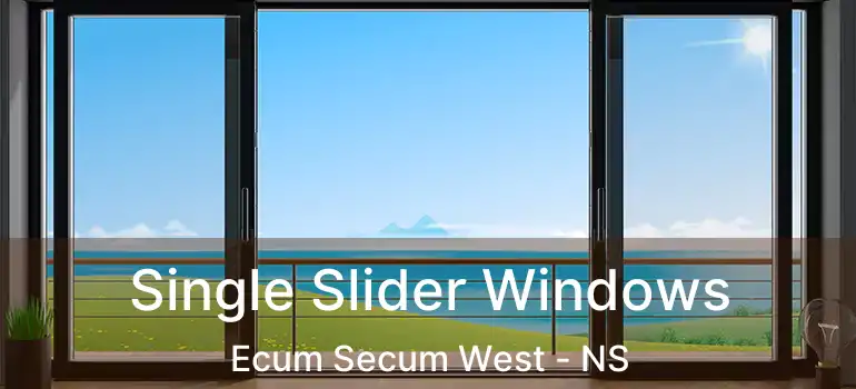  Single Slider Windows Ecum Secum West - NS