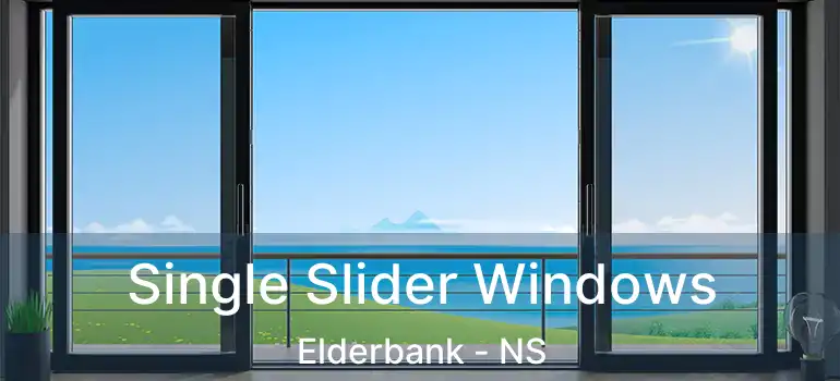  Single Slider Windows Elderbank - NS