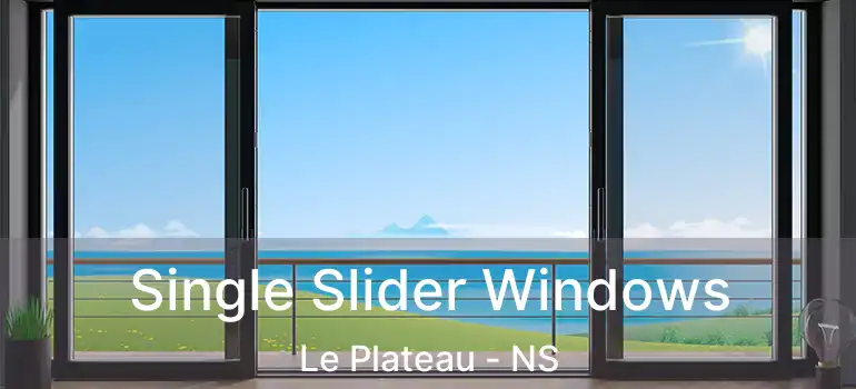  Single Slider Windows Le Plateau - NS