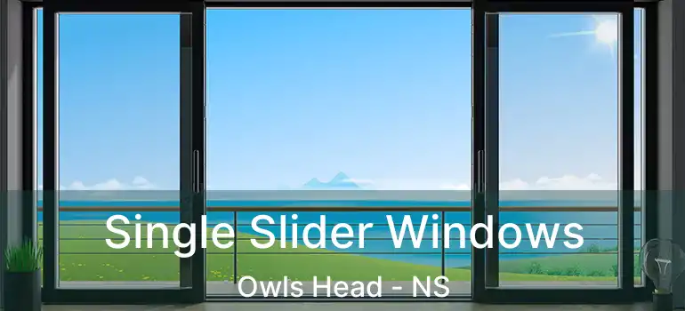  Single Slider Windows Owls Head - NS