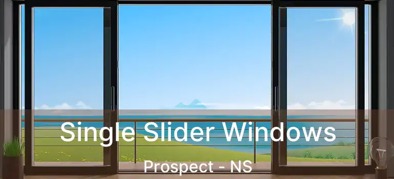  Single Slider Windows Prospect - NS