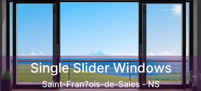  Single Slider Windows Saint-Fran?ois-de-Sales - NS