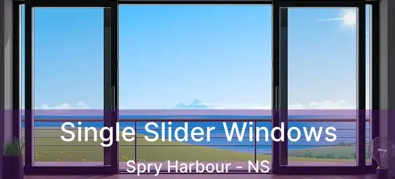  Single Slider Windows Spry Harbour - NS