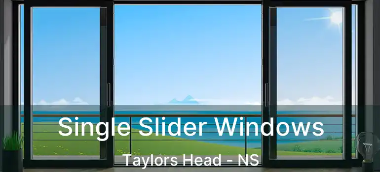  Single Slider Windows Taylors Head - NS