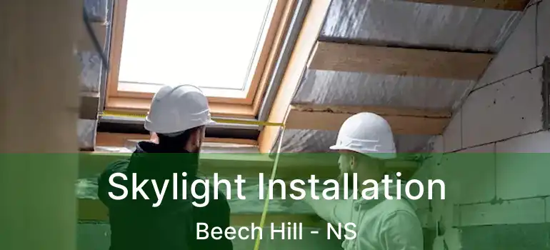  Skylight Installation Beech Hill - NS