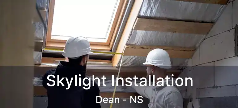  Skylight Installation Dean - NS