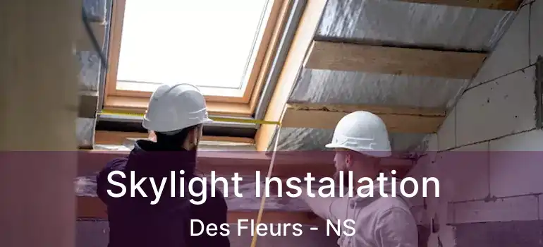  Skylight Installation Des Fleurs - NS