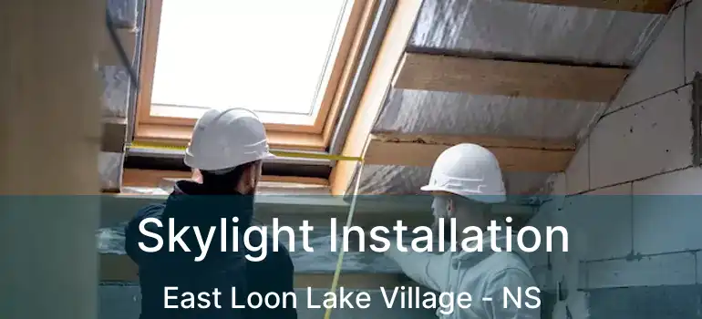  Skylight Installation East Loon Lake Village - NS