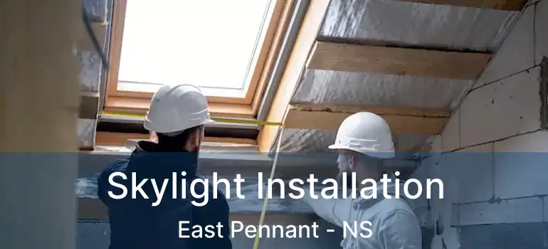  Skylight Installation East Pennant - NS