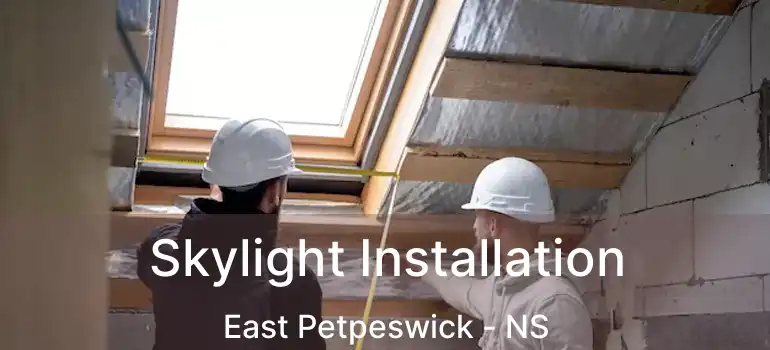  Skylight Installation East Petpeswick - NS