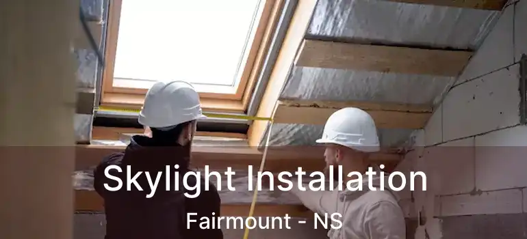  Skylight Installation Fairmount - NS