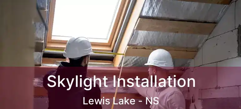  Skylight Installation Lewis Lake - NS