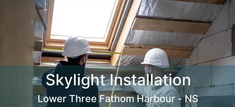  Skylight Installation Lower Three Fathom Harbour - NS