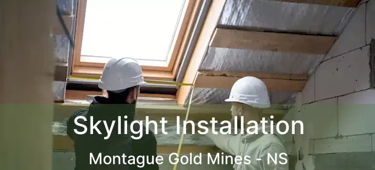  Skylight Installation Montague Gold Mines - NS