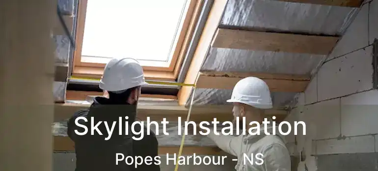  Skylight Installation Popes Harbour - NS