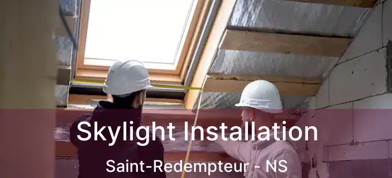  Skylight Installation Saint-Redempteur - NS