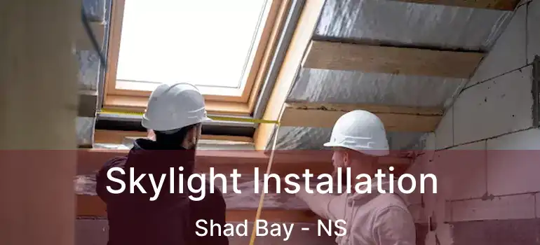  Skylight Installation Shad Bay - NS