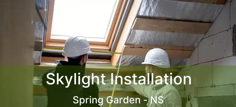  Skylight Installation Spring Garden - NS